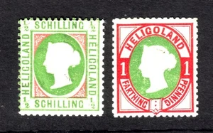 19 th CENTURY QUEEN VICTORIA SUMMER RETREAT NORTH SEA ISLAND OF HELIGOLAND X 2 - Picture 1 of 1