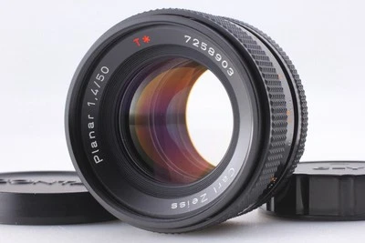 [ESTADO PERFEITO] Contax Carl Zeiss Planar T* 50mm F/1.4 Lente MMJ CY Montagem Do JAPÃO - Imagem 1 de 4