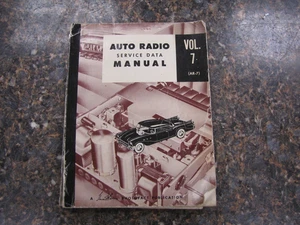 FIRST EDITION 1958 Howard W. Sams Photofact Auto Radio Manual Service Data V. 7 - Bild 1 von 17