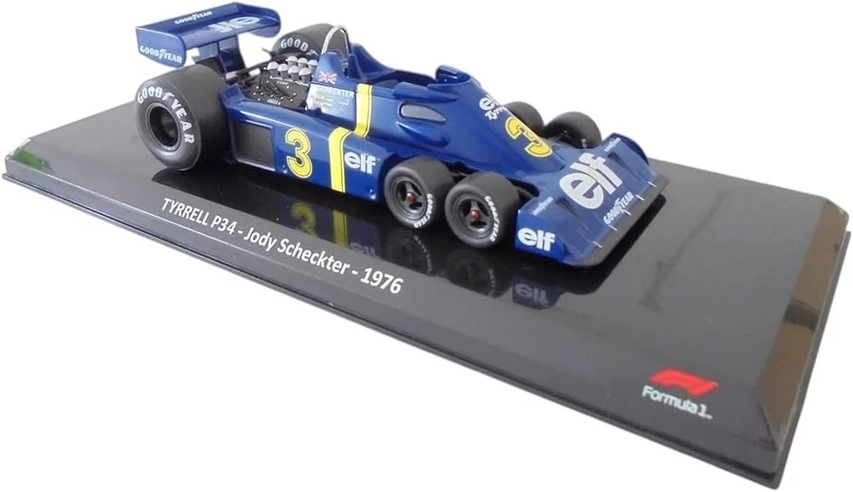 1/24 TYRRELL F1 P34 6 WHEELS #3 1976 SCHECKTER IXO MW2ALA0004 *BLISTER* - Immagine 1 di 1