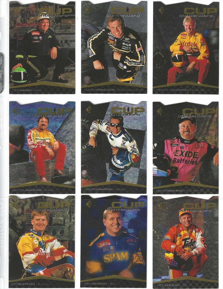 *1995 SP DIE-CUTS-Complete 150 card Parallel set-Straight from packs to pages!* - Image 1 of 1