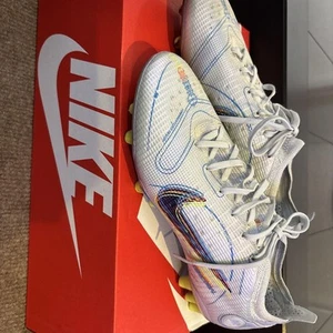 Nike Mercurial Vapor 14 Elite AG Football Cleats 24cm Blue White Yellow Used - Picture 1 of 5