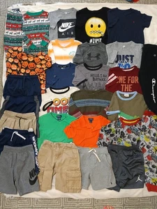 Nike Gymboree Polo Boys Huge Lot of 5 6 Athletic Logo T Shirts Shorts - Picture 1 of 10