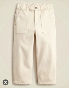 Crewcuts Kids Pull On Jean In Ecru Wash Size 10 NWT - Picture 1 of 8