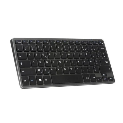 BLUESTORK Clavier TKL Gris et Noir Bluetooth + 2.4Ghz PC AZERTY (KB-MINI-R/FR) - Photo 1/4
