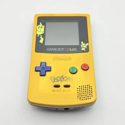 NINTENDO GAME BOY COLOR LIMITED POKÉMON PIKACHU EDITION - ORIGINALE - BUON STATO - Immagine 1 di 4