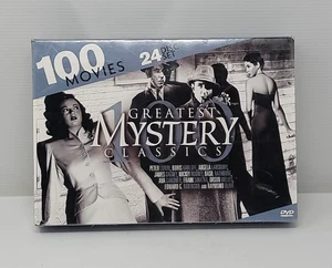 Greatest Mystery Classics: 100 Movies (DVD, 2012, 24-Disc Set) SEALED! - Foto 1 di 6