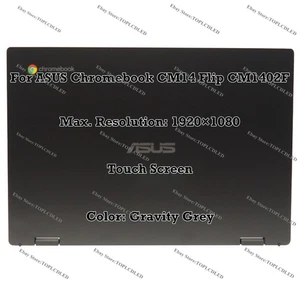 ASUS Chromebook CM14 Flip CM1402FM2A LCD Display Complete Touch Screen Assembly - Bild 1 von 11