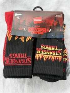 Stranger Things Crew Socks, Men’s Large 9-12 Women’s 10-12 - Picture 1 of 6