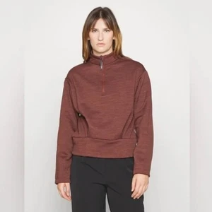 NUEVO CON ETIQUETAS Sudadera Pullover Athleta Polartec Polar Media Cremallera Mediana - Imagen 1 de 9