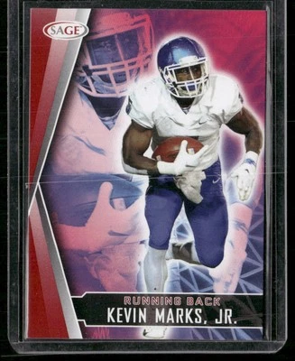 2022 SAGE #34 Kevin Marks Jr. Red - Image 1 of 2