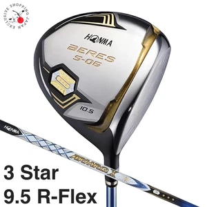 HONMA Golf Beres S-06 Driver 9.5 3S 3Star R-Flex ARMRQ X 52 Graphite Shaft New - Picture 1 of 11