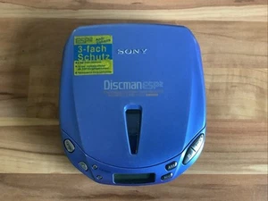 SONY Discman ESP2 / D-E441 / Vintage CD - Walkman | Blau | 90er - Bild 1 von 2