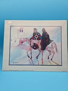 Stampa artistica litografica JC Madden 1996 Southwestern Women on Horseback II nuova vecchio magazzino - Foto 1 di 4