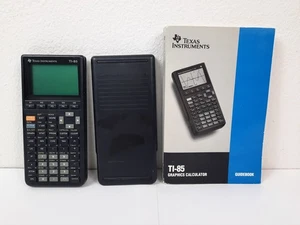 Texas Instruments TI-85 Graphing Calculator With Guidebook, Tested Working - Picture 1 of 2