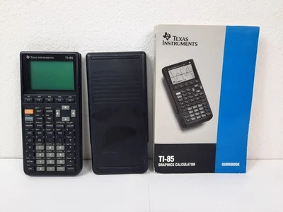 Calculadora gráfica Texas Instruments TI-85 com guia, funcionamento testado - Imagem 1 de 2