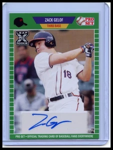 2021 Pro Set #PS-ZG1 Zack Gelof Autographs - Bild 1 von 2