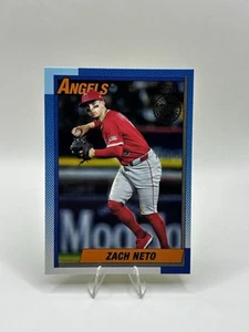 Zach Neto 2025 Topps Series 2 #90B2-24 1990 Topps Insert Angels - Picture 1 of 2