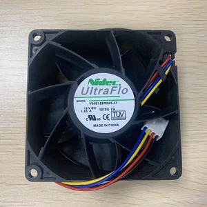 1 Pc. New Nidec V80E12BS2A5-57 Server Cooling Fan 8038 DC12V 1.95A 8CM 4Pin - Picture 1 of 1