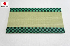 Figura Tatami Japonesa Exhibición Verde Ichimatsu Cuadros Mat Inspirado en Anime - Imagen 1 de 9
