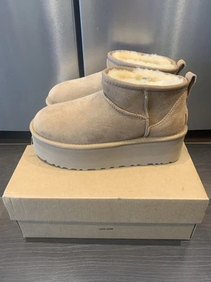 Ugg Classic (Chestnut. )Mini Platform Boots UK Size 5 EU38 Brand New With Box  - Image 1 of 4
