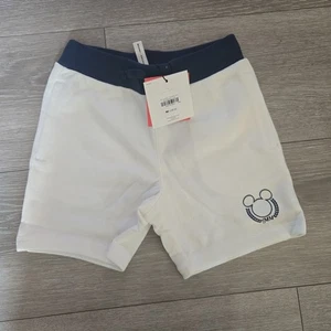 Janie And Jack Boys Mickey Mouse Sweat Shorts Size 5 White - Picture 1 of 5