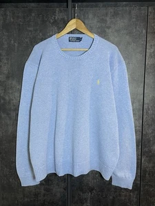 Vintage Polo Ralph Lauren Heavy Knit Sweater YSL Style Size XL RRL Acne Studios - Bild 1 von 9