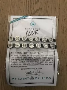 Share The Love - St. Amos Bracelet Set Black/Silver Jewelry - Picture 1 of 2