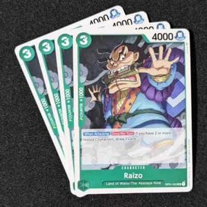 Raizo - Romance Dawn (OP01-052) One Piece TCG x4 Playset NM - Picture 1 of 1