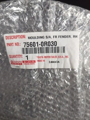 Toyota Rav4 2013 2014 2015 guardabarros delantero derecho pasajero acampanado original OEM Foto 1 de 4