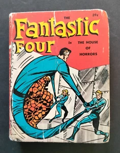 Die Fantastischen Vier - Das Haus des Grauens 1968 Whitman großes kleines Buch #2019 - Bild 1 von 10