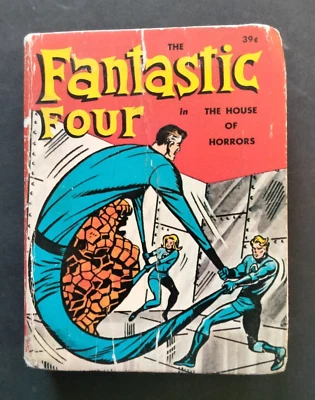 Los Cuatro Fantásticos - La Casa de los Horrores 1968 Whitman Big Little Book #2019 Foto 1 de 4