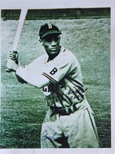 Felix "Felo" Guilbe 1946 Baltimore Elite Giants Negro League 8x10 Signed Picture