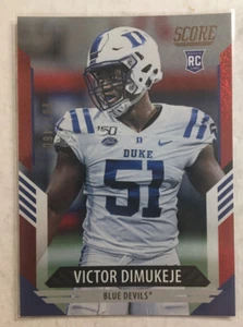 2021 Score Victor Dimukeje R/C Red Foil #D 267/460 - Bild 1 von 2