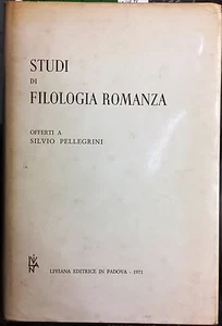 (Filologia) S. Pellegrini - STUDI DI FILOLOGIA ROMANZA - Liviana 1971 - Imagen 1 de 1
