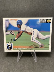 1994 Collector's Choice Silver Signature #131 Rickey Henderson ⚾️🔥