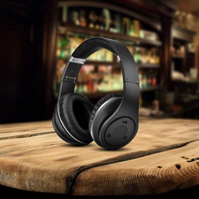 SELECTEC 901 Bluetooth Headphones Over Ear Wireless Wired Fordable Headset SB49  - Image 1 of 4