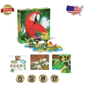 Dschungelabenteuer - Das Leben im Amazonas Brettspiel: Strategie & Puzzle kombiniert - Bild 1 von 10