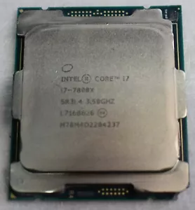 Intel Core i7-7800x @ 3.50GHz SR3L4 FCLGA2066 6 Cores Damaged AS IS # 8 - Picture 1 of 2