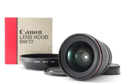Overhauled [Top MINT] Canon New FD NFD 24mm F1.4 L Lens w/ BW-72 Hood From JAPAN - Image 1 of 4