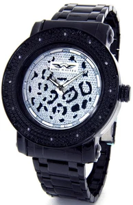 KING MASTER DIAMOND TIGER LEOPARD CHETAH FACE LARGE BLACK CASE BAND TECHNO JOJO - Picture 1 of 6