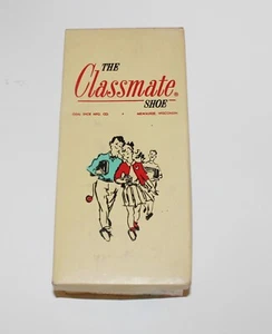 Vintage 1950s Classmate Shoe Empty Shoebox (Ideal Shoe Mfg Co.) Box Only - Picture 1 of 14