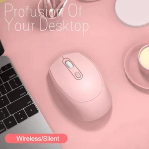 1PCLaptop Mouse Universal Wireless Bluetooth Mouse Rechargeable Dual Mode Silent - Photo 1/27