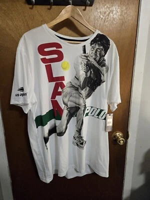 Vintage Polo Ralph Lauren Slam US Open Performance T-Shirt Uomo Taglia XXL - Immagine 1 di 4