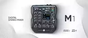 Next Audiocom M1 4-Kanal Digital Stereo Mixer mit Bluetooth - Audio Streaming - Bild 1 von 10