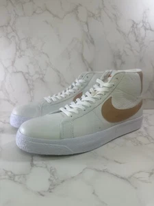 Nike SB Zoom Blazer Mid ISO Orange Label 'White/Cognac' Men's 11.5 DM0587-100 - Picture 1 of 5