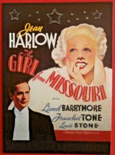Movie Posters - Card #06 - Jean Harlow - The Girl From Missouri (1934)