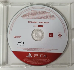 Tearaway Unfolded - Promotional Promo Disc Sony Playstation 4 PS4 - Picture 1 of 2