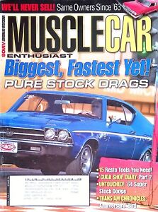 Musclecar Enthusiast Magazine December 2006 Pure Stock Drags, 1964 Super Dodge