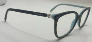 TIFFANY&CO EYEGLASSES FRAMES ONLY TF4105-H-B TEAL/BROWN TORT FULL RIM 55-17-140 - Picture 1 of 8